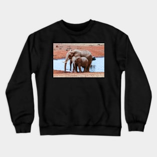 Mother and her Baby Crewneck Sweatshirt